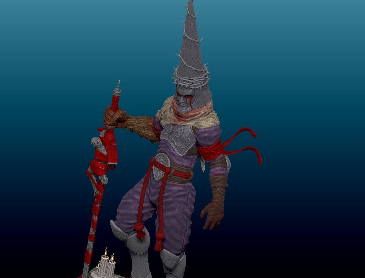 Penitent one Blasphemous 2 Alter Sword 3D print model_3