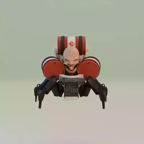 Kamikaze Skibidi Toilet 3D model