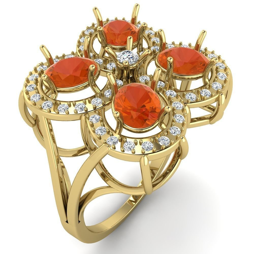 Ovals ring 3D print model