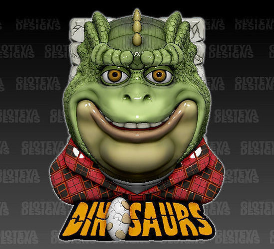 Dinosaurs TV Series Earl Sinclair 3D model