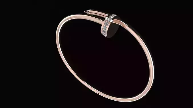 Carter Juste un Clou WITH STONES bracelet 3D PRINTING MODEL