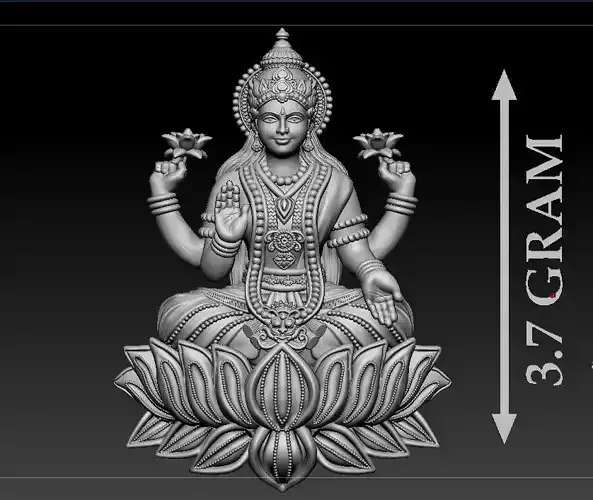 Laxmi Mata 3D print model 3D print model