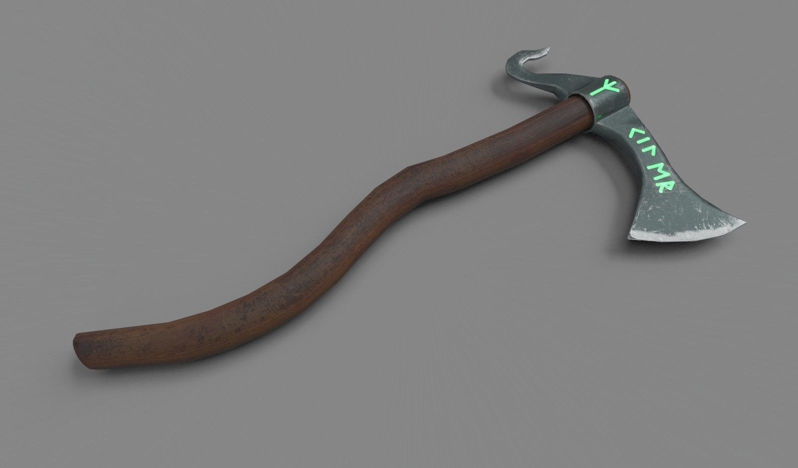 Fantasy Weapon Pack Low-poly 3D model_6