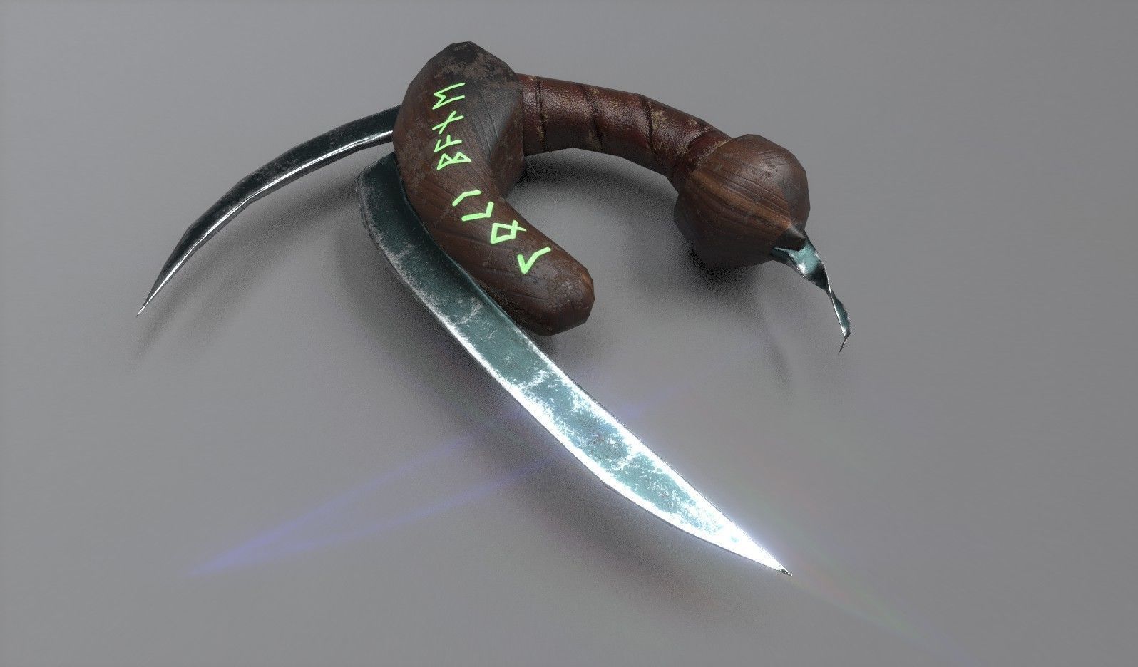 Fantasy Weapon Pack Low-poly 3D model_3