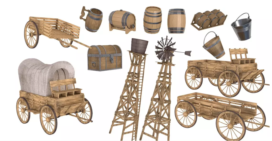 Western Collection 3D model