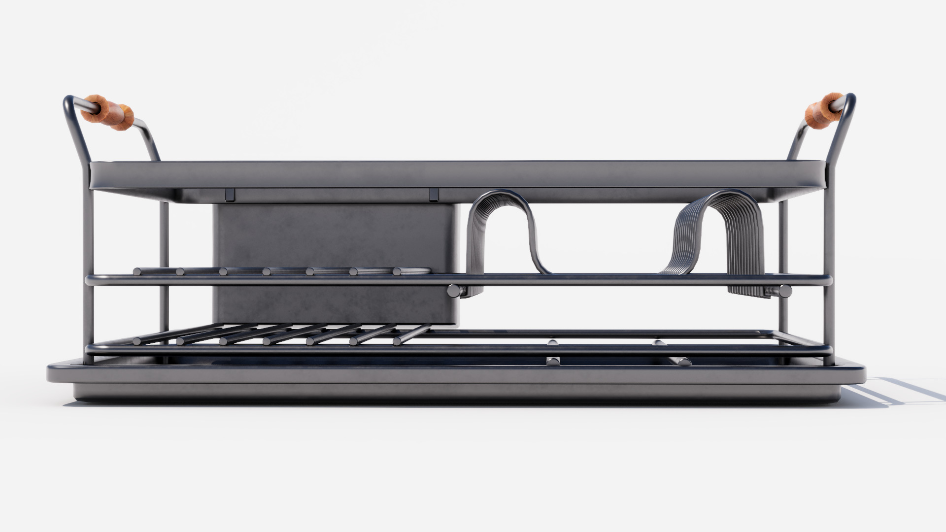 Dish drainer Low-poly 3D model_5