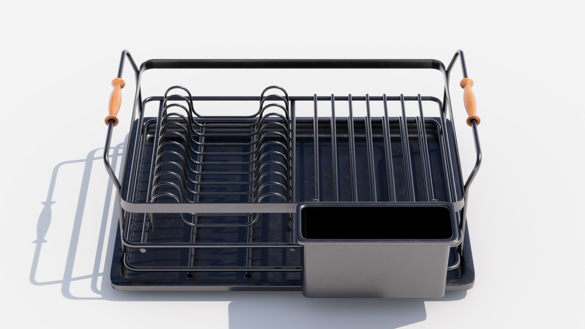Dish drainer Low-poly 3D model_3