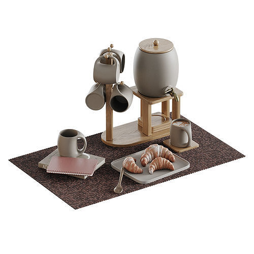 Decorative set 04 3D model