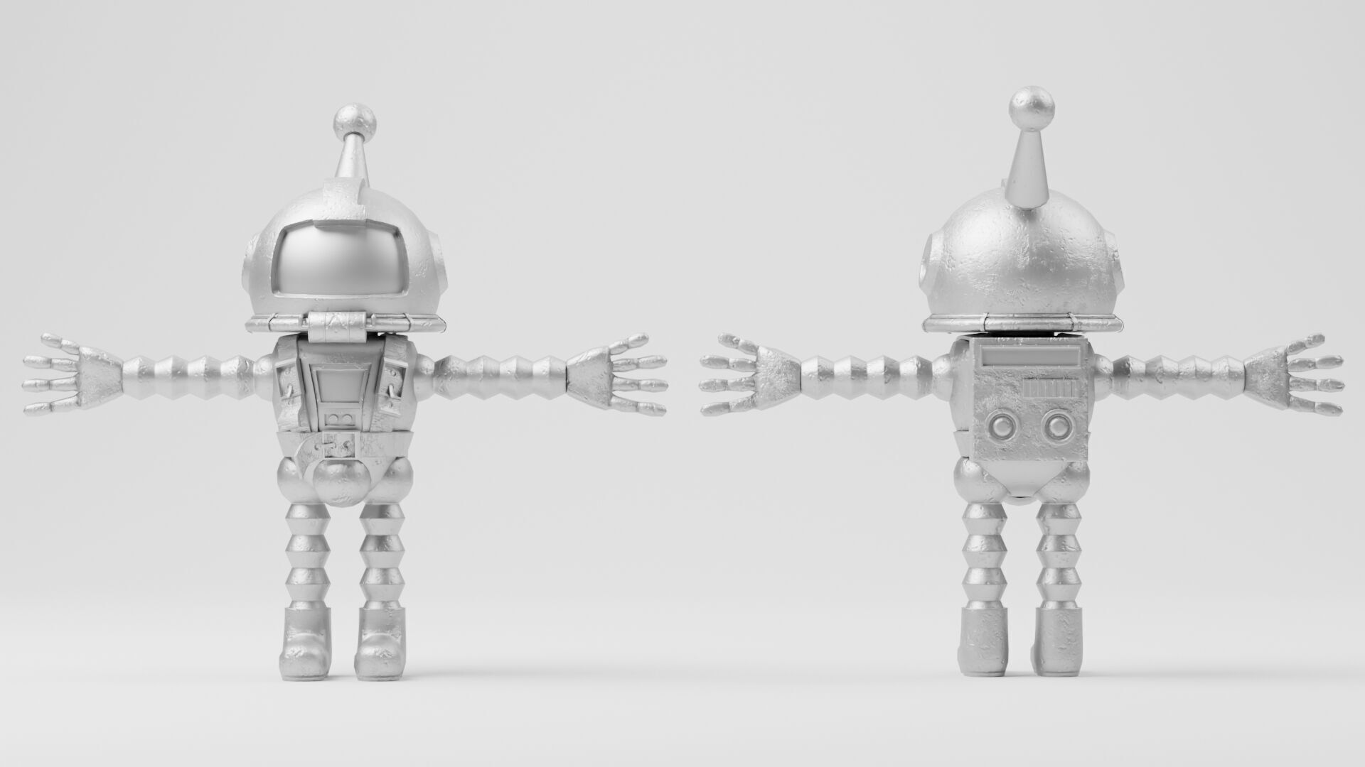 Atomic Bomberman Low-poly 3D model_18