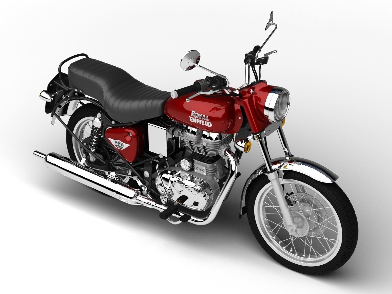 Royal Enfield Bullet Electra 2016 3D model_2