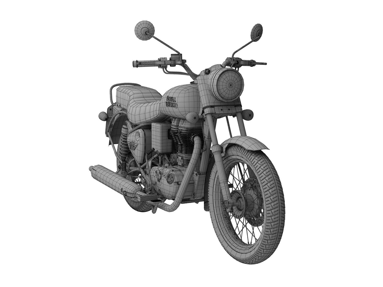 Royal Enfield Bullet Electra 2016 3D model_20