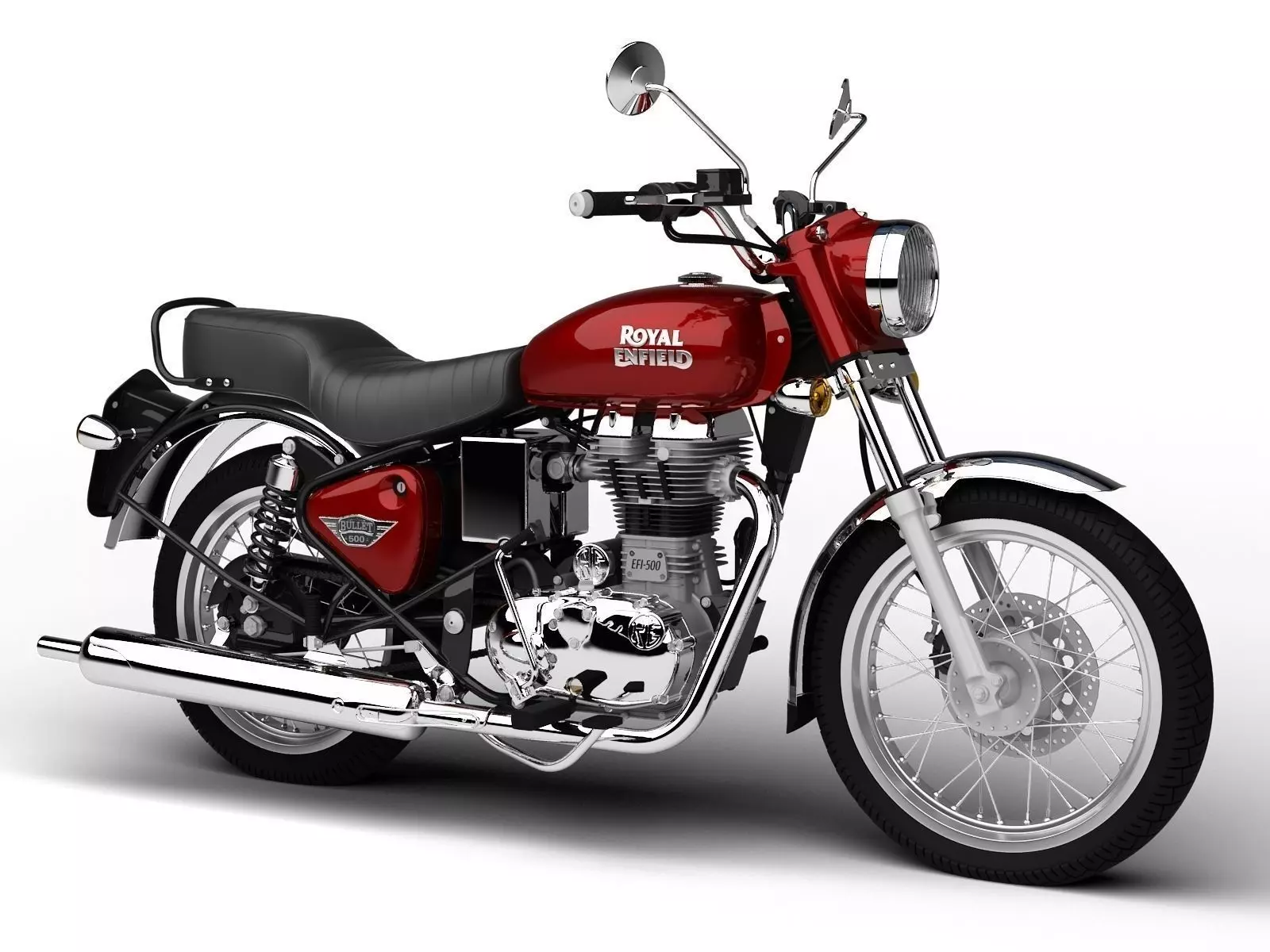 Royal Enfield Bullet Electra 2016 3D model_0