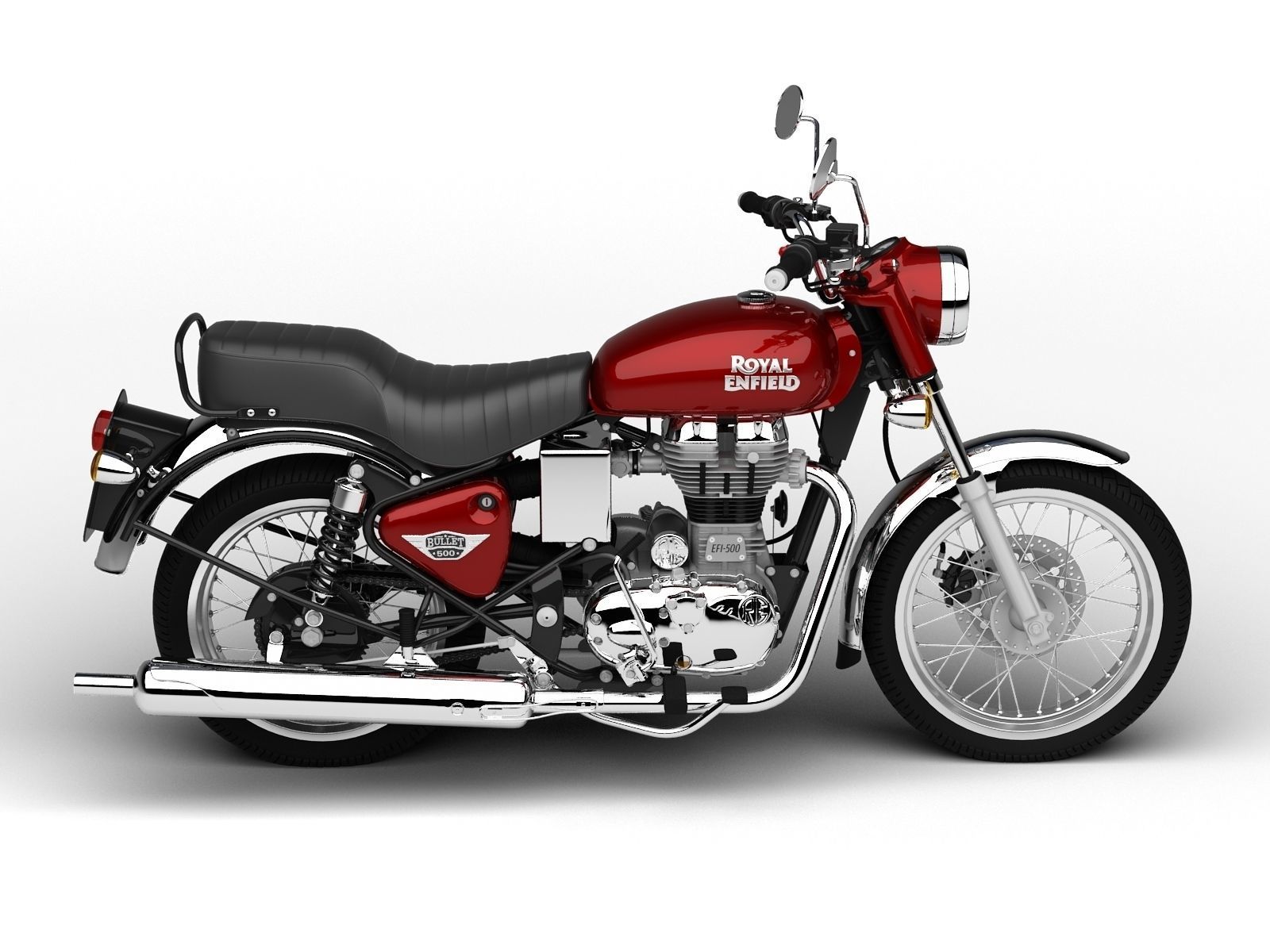 Royal Enfield Bullet Electra 2016 3D model_6