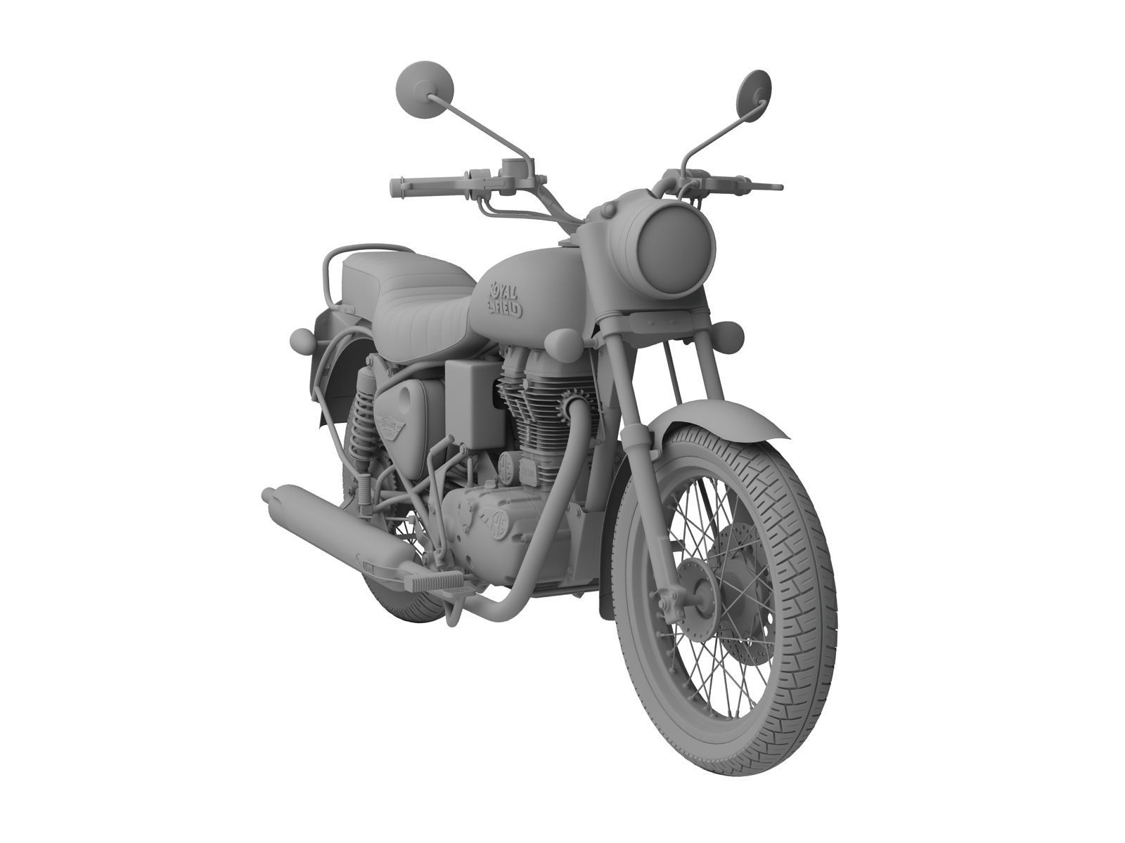 Royal Enfield Bullet Electra 2016 3D model_7
