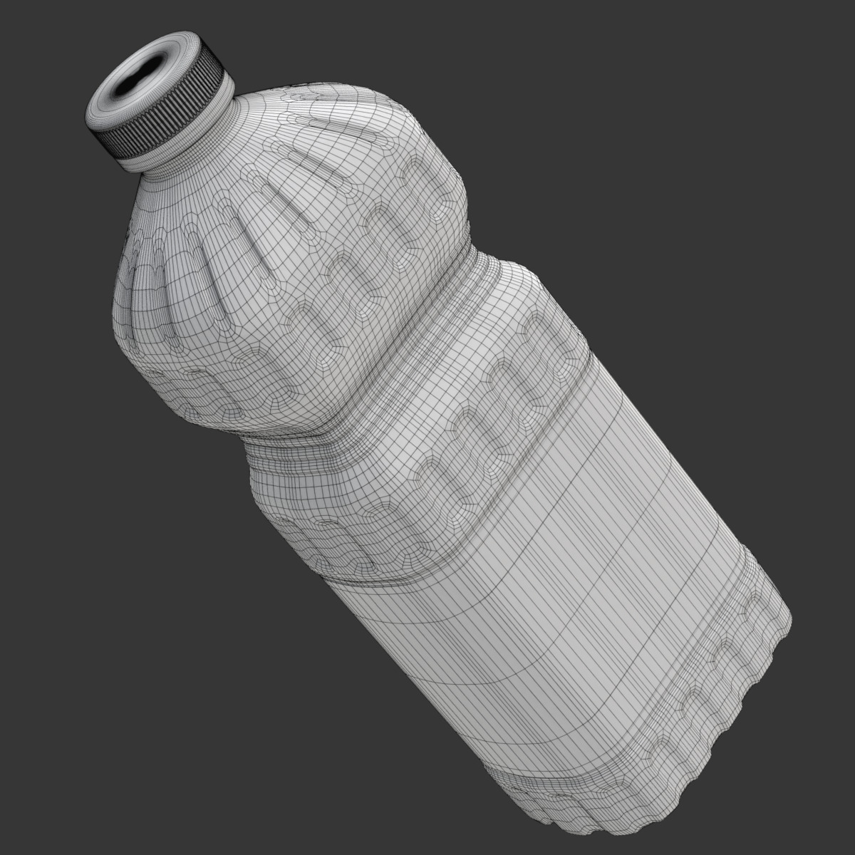 Cooking Oil Bottle 3D model_22