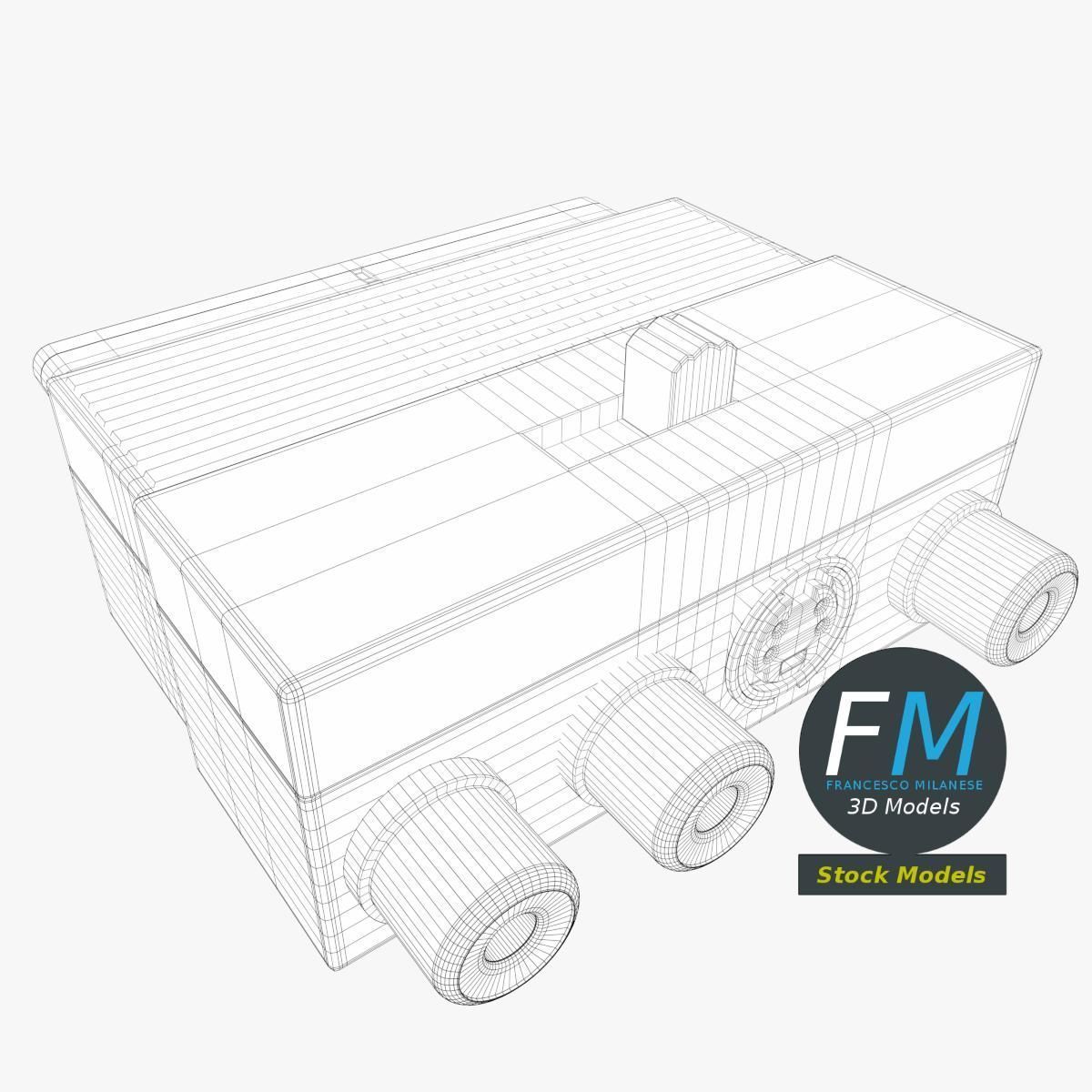 SCART RCA S-Video adapter 3D model_7