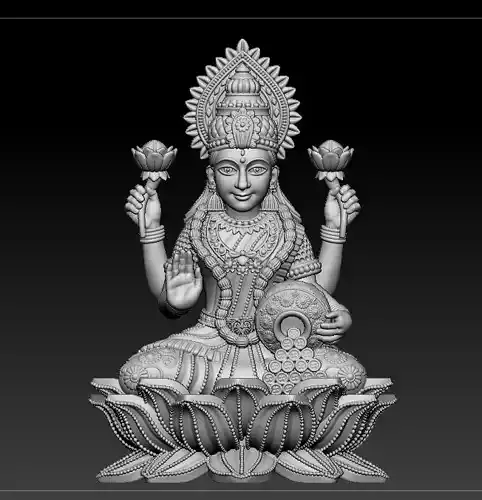 Laxmi Mata 3D print model 