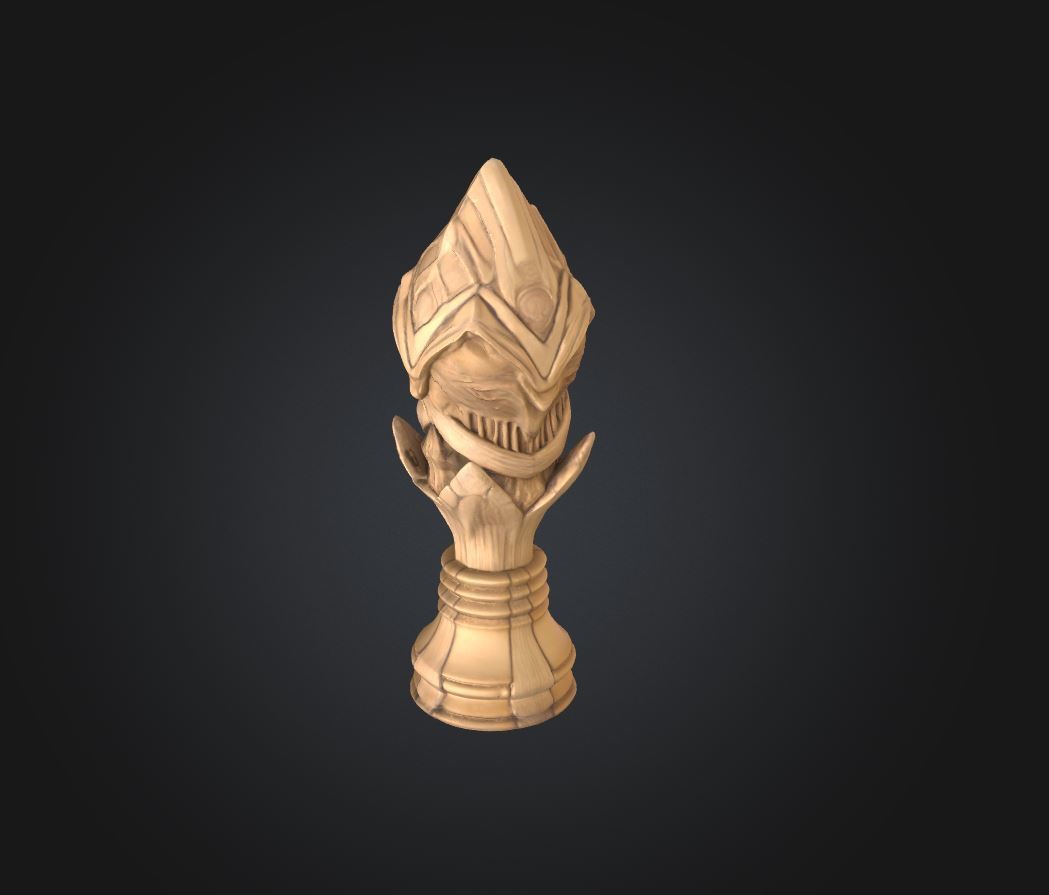 Medieval Chess Set - Historical Chess Set - Knight Chess Set 3D print model_48