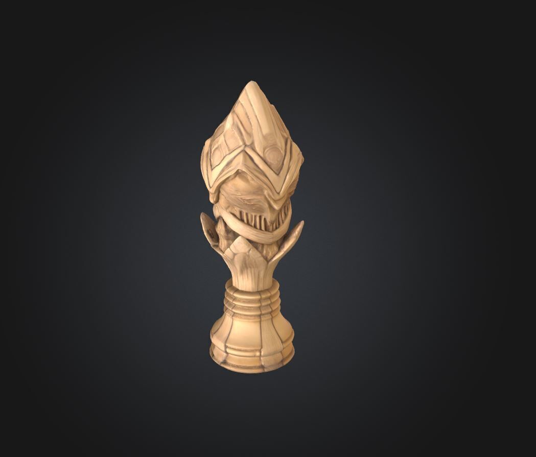 Medieval Chess Set - Historical Chess Set - Knight Chess Set 3D print model_18