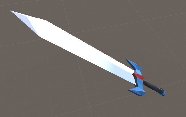 BA Sword Collection Low-poly 3D model_9