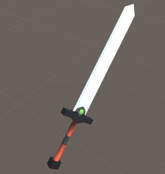 BA Sword Collection Low-poly 3D model_5