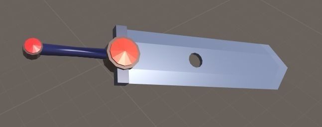 BA Sword Collection Low-poly 3D model_3