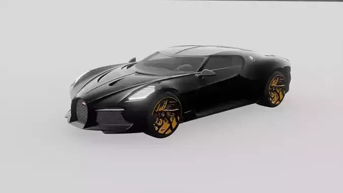 Bugatti La Voiture Noire 3D model
