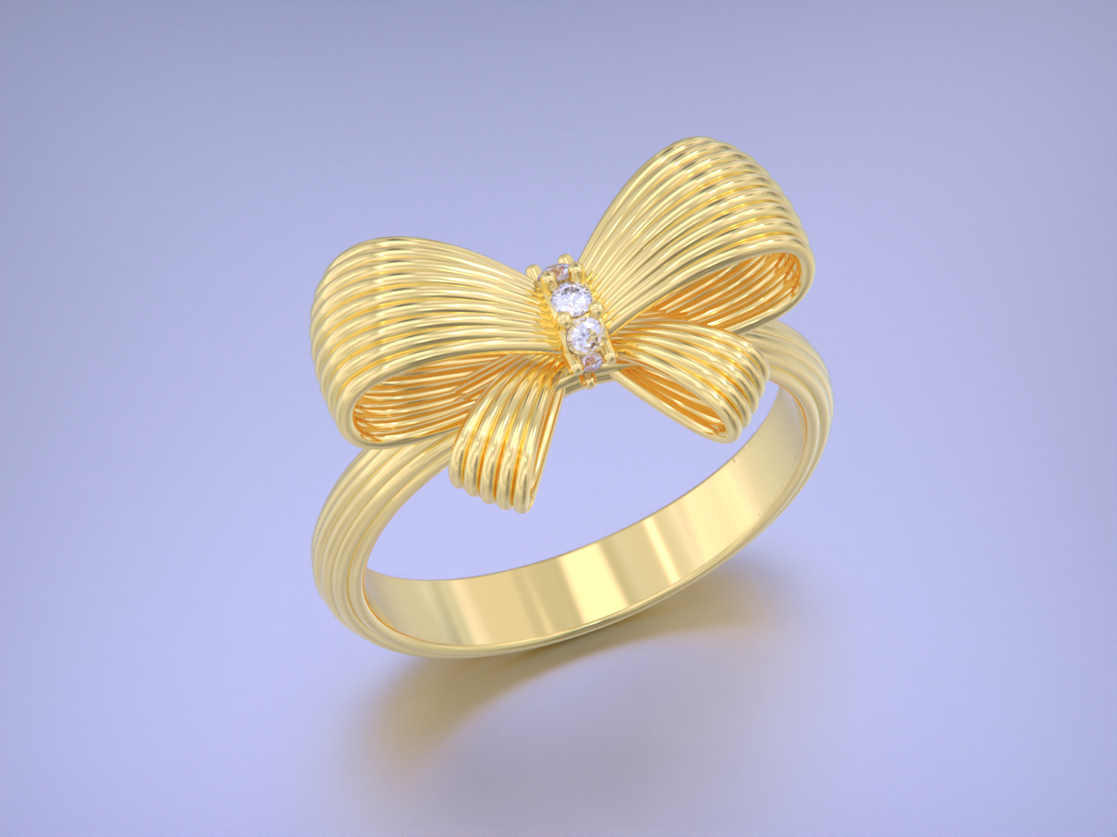 bow tie jewelry set 3D print model_14