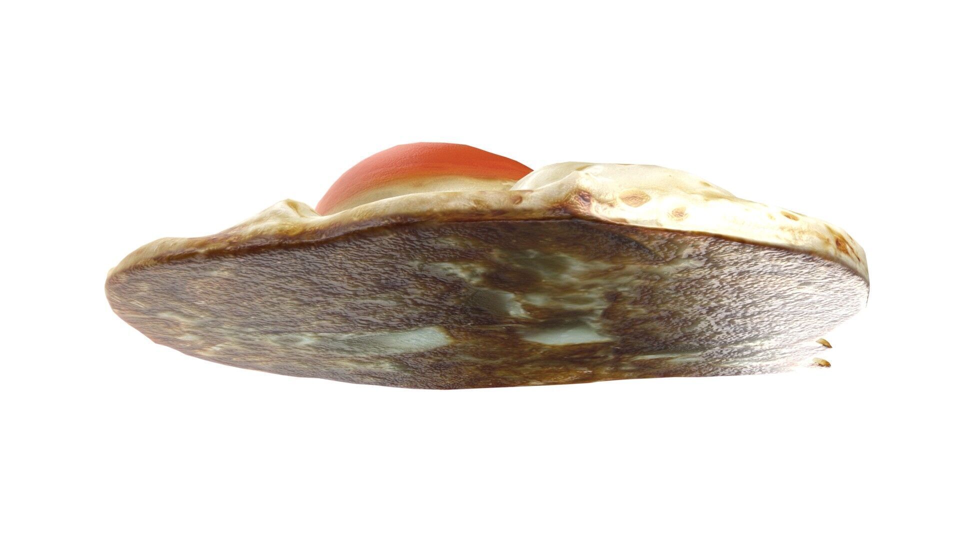 Fired egg v1   Low-poly 3D model_5