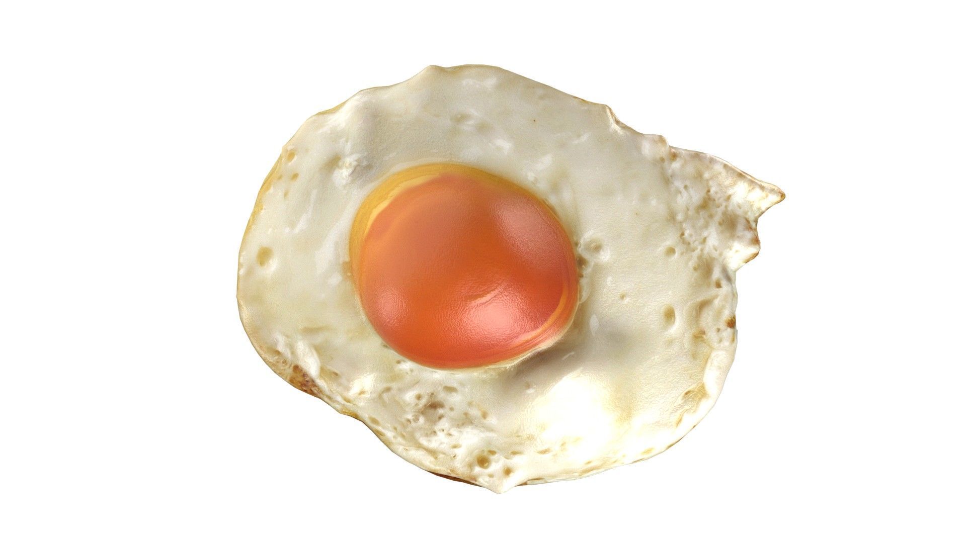 Fired egg v1   Low-poly 3D model_4