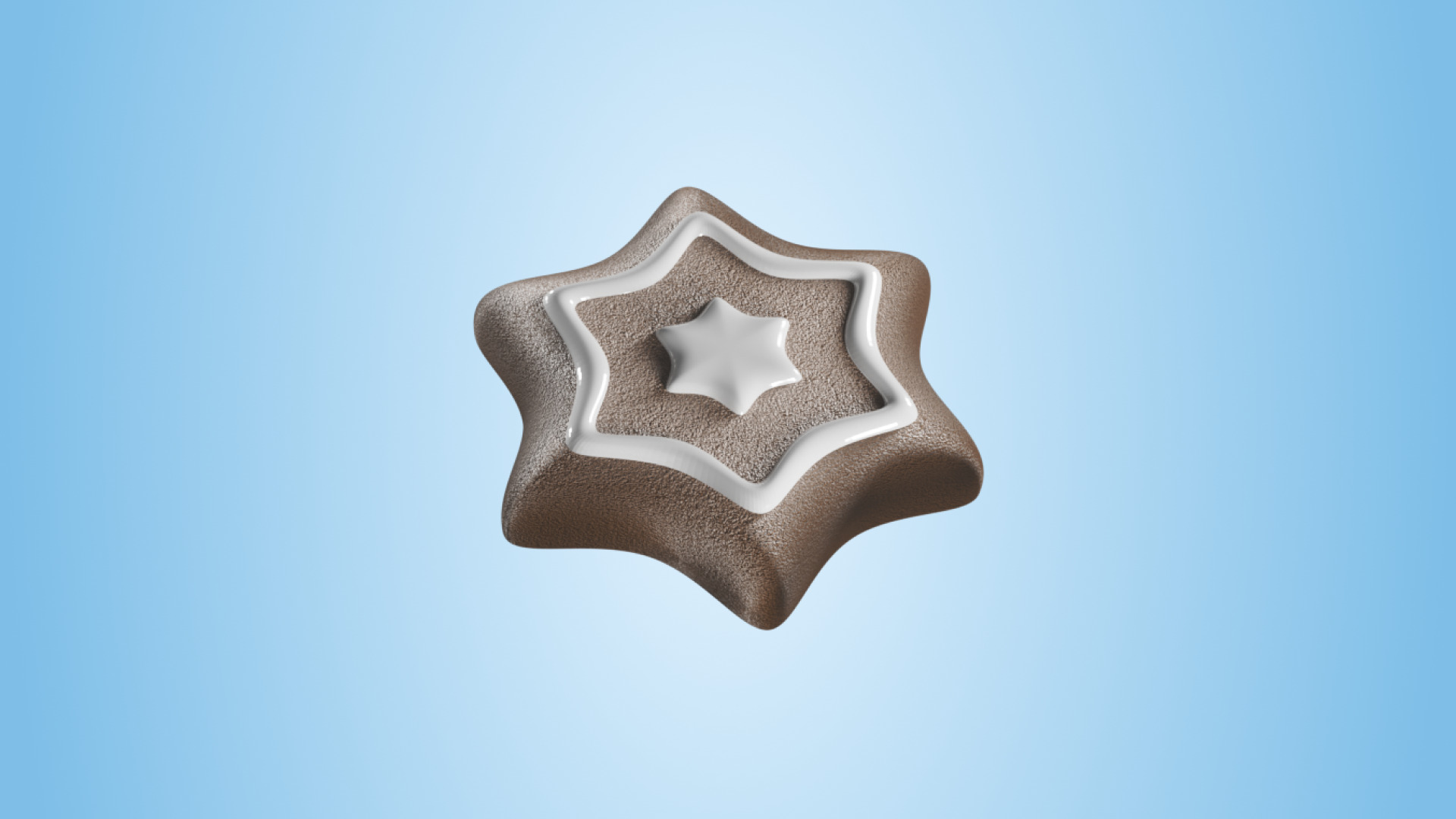 Christmas Cookie Free low-poly 3D model_9