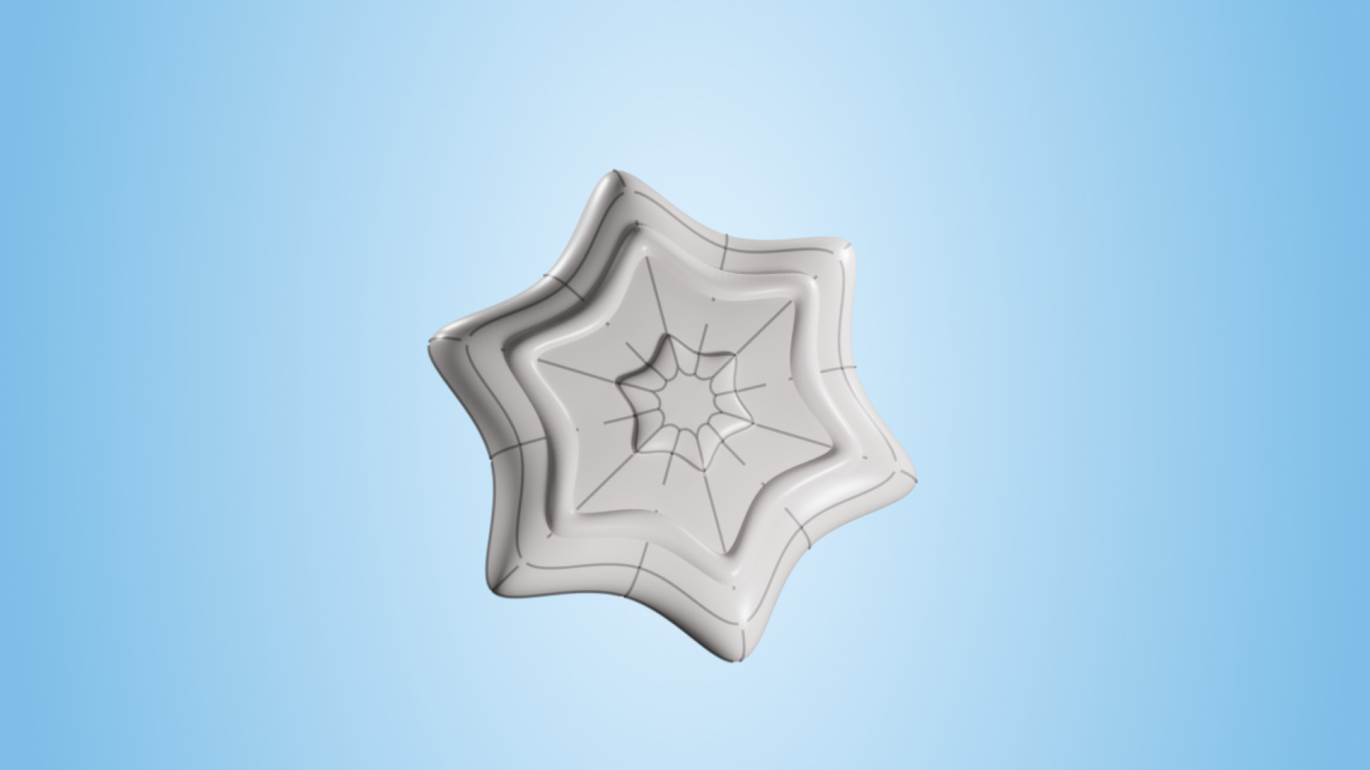 Christmas Cookie Free low-poly 3D model_2