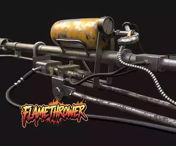 Flamethrower - High quality Game Asset