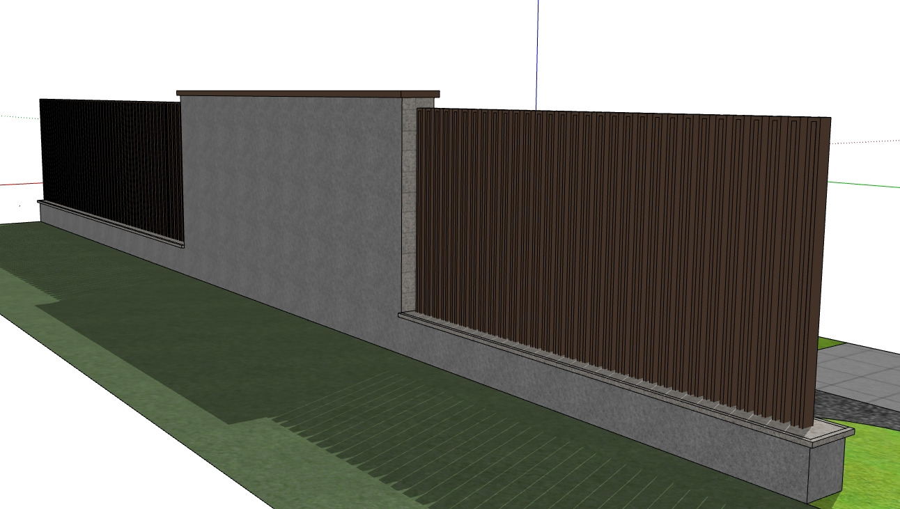 landscape wall-Chinese style-3 3D model_2