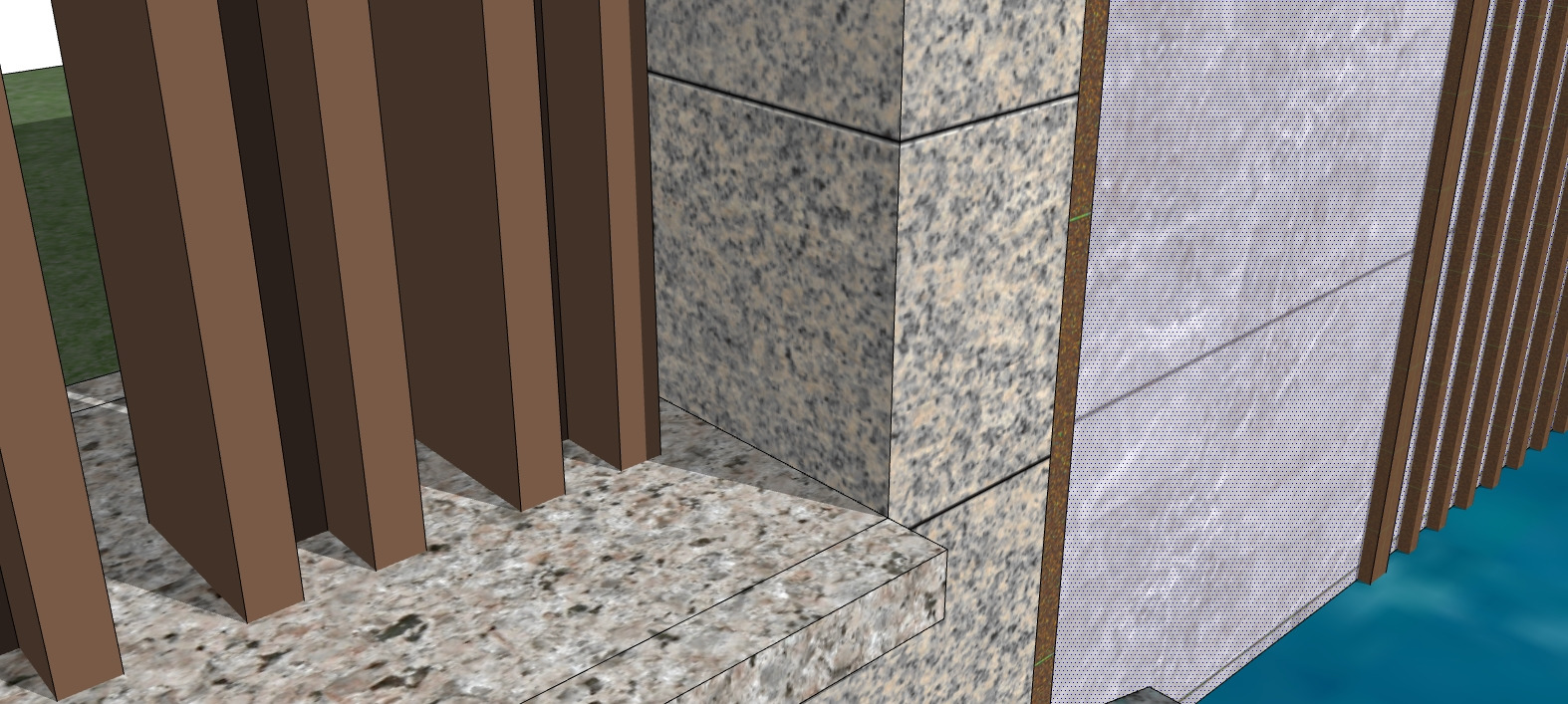 landscape wall-Chinese style-3 3D model_5