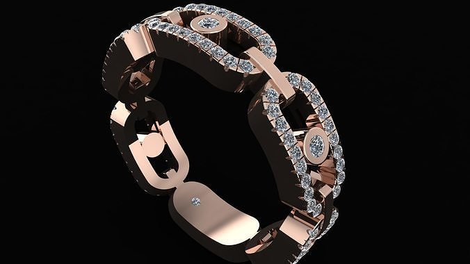 MESSIKA 3D Ring  PRINTING MODEL 3D print model
