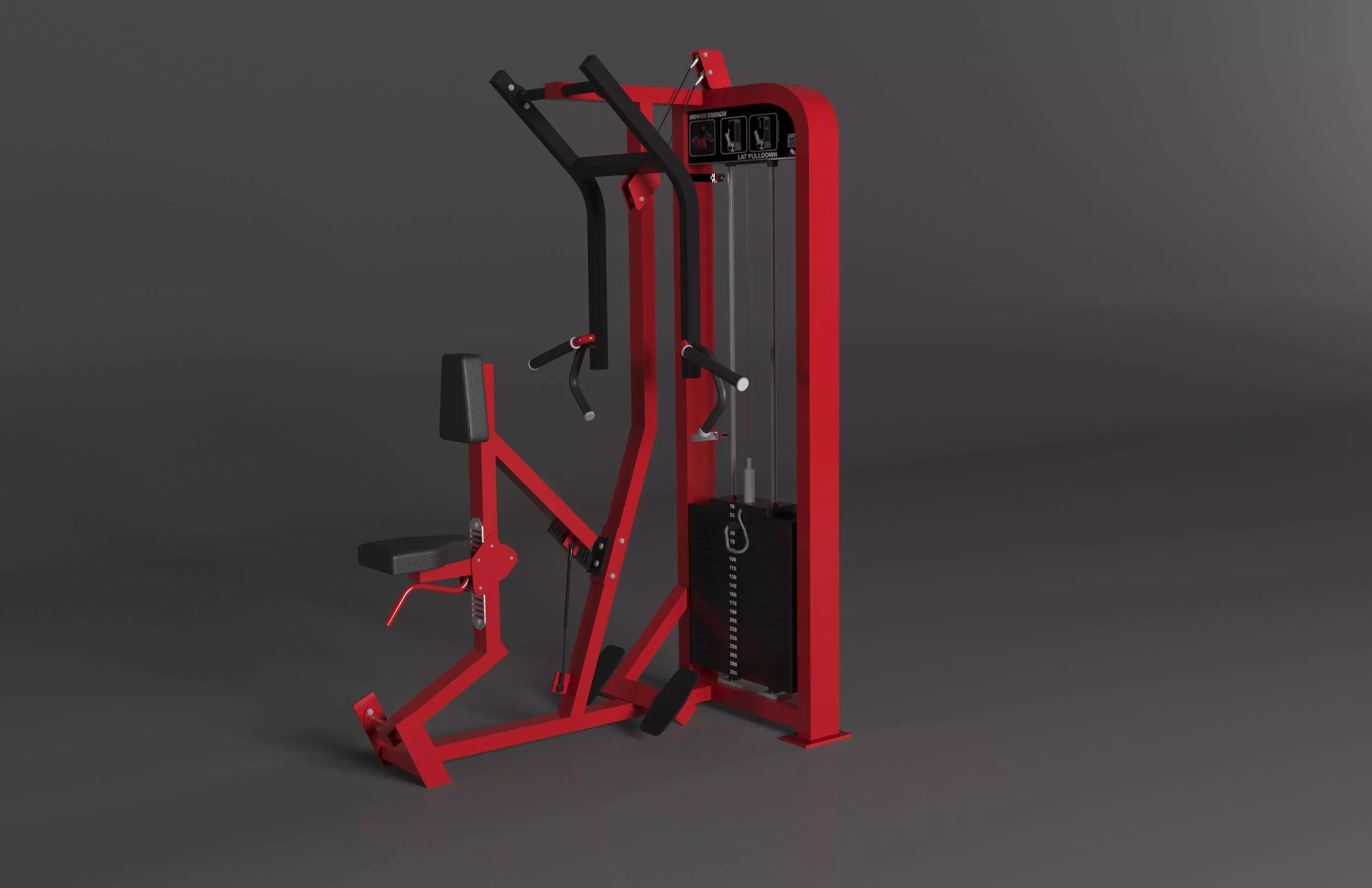 HAMMER STRENGTH SELECT ROW 3D model_0