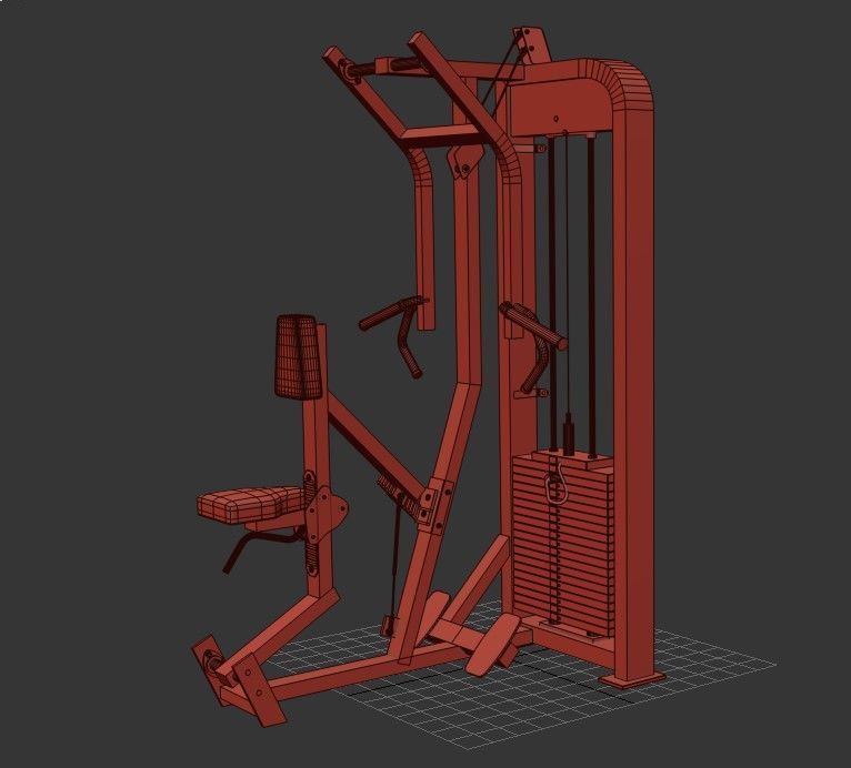 HAMMER STRENGTH SELECT ROW 3D model_3