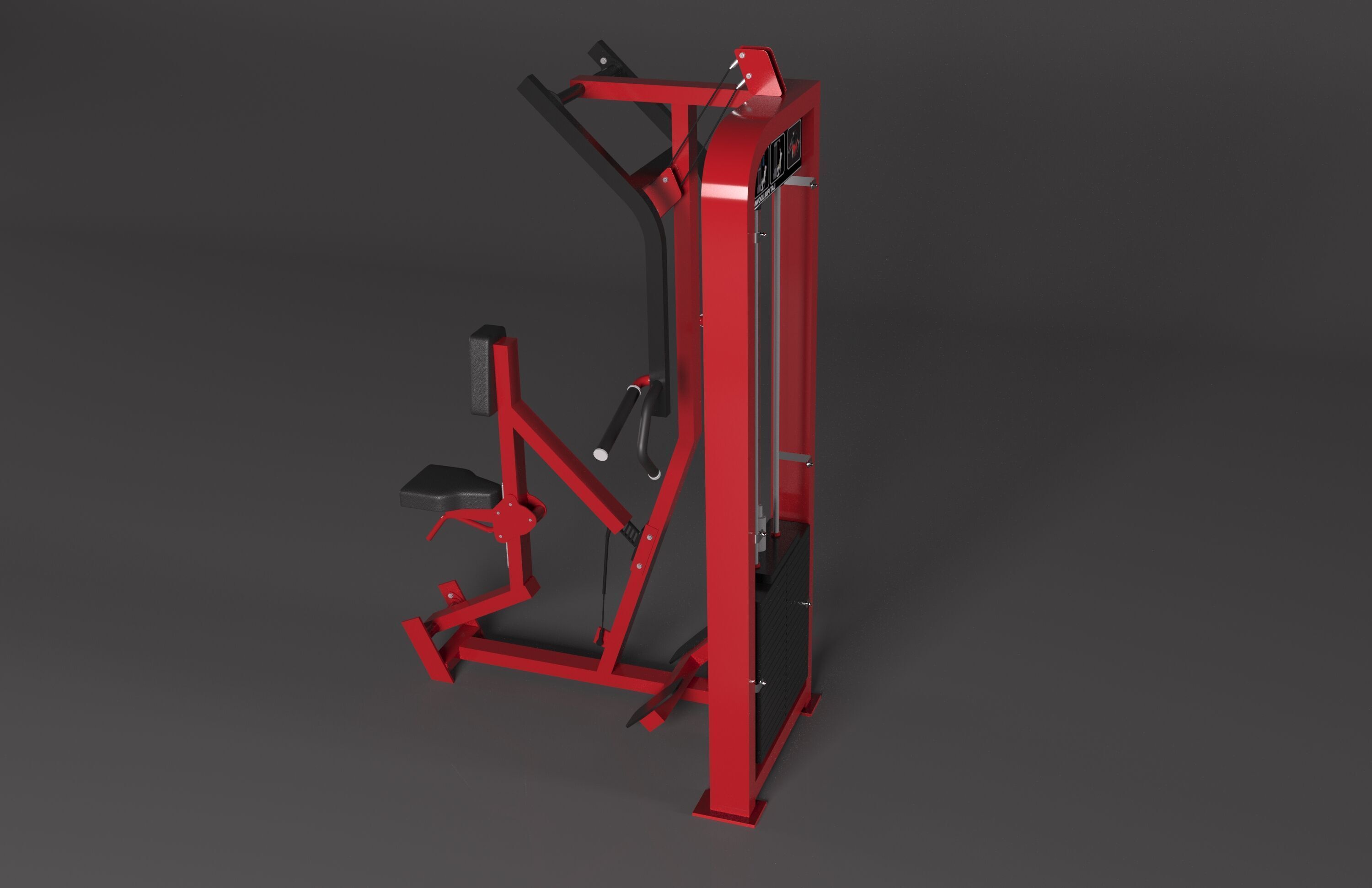 HAMMER STRENGTH SELECT ROW 3D model_1