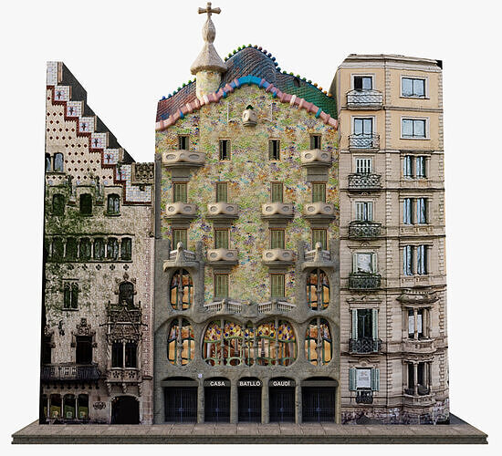 Casa Batllo Barcelona 3D model