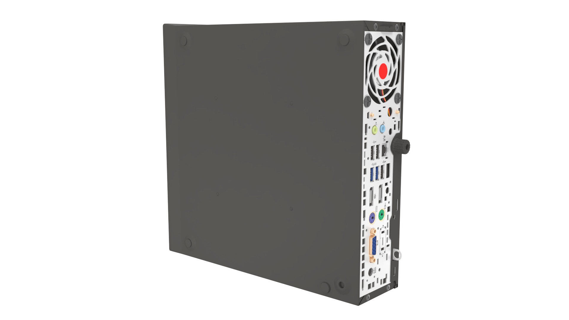 HP Desktop i5 Computer PC 3D model_17