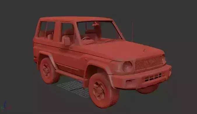Toyota Land Cruiser J71 3door VXR 2017 3D print model