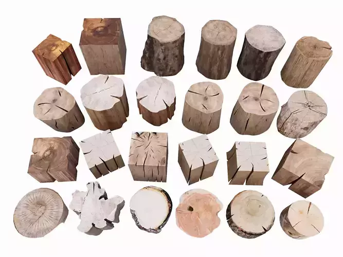 Modern log stumps
