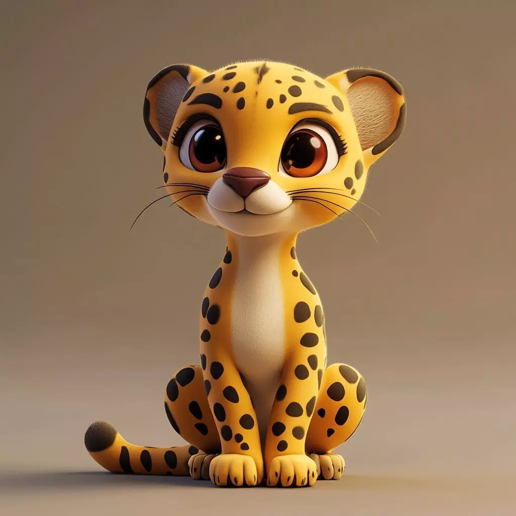 Cheetah 3D print model