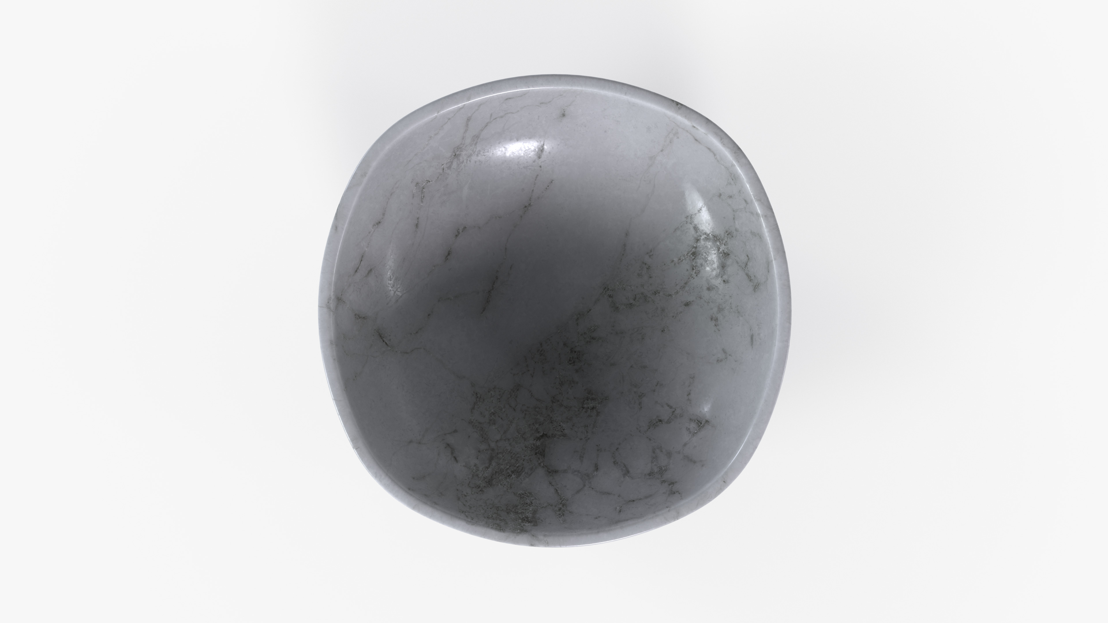 Bowl Marble L Low-poly 3D model_6