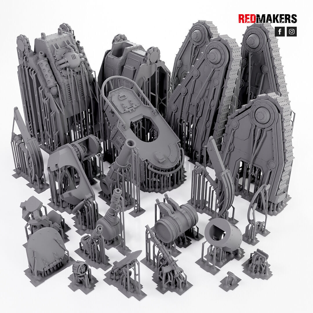 Bastion - Solar Heavy Tank - Imperial Force 3D print model_14