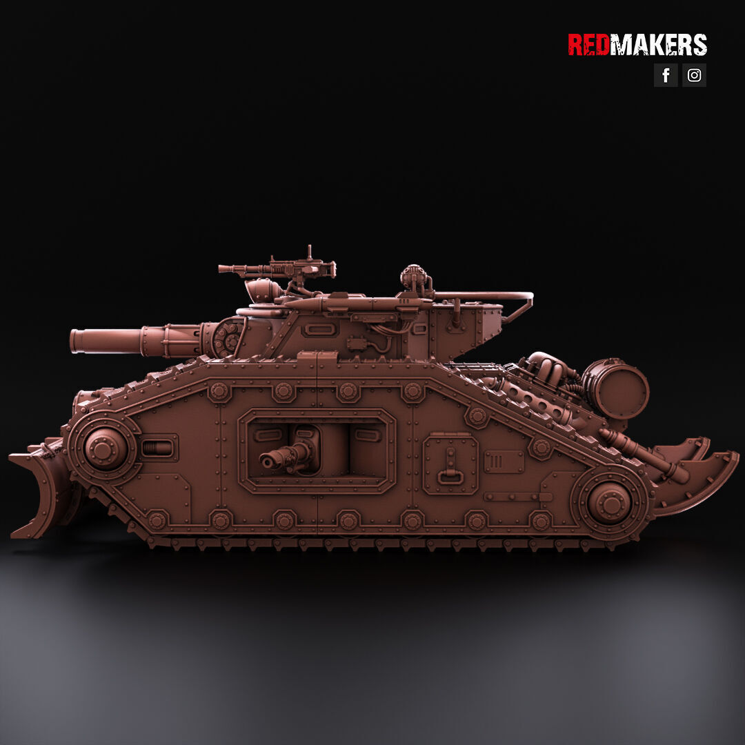 Bastion - Solar Heavy Tank - Imperial Force 3D print model_13
