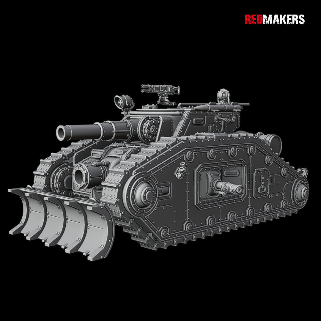 Bastion - Solar Heavy Tank - Imperial Force 3D print model_15