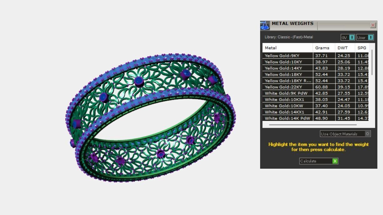 Fashion Bracelets 3D print model_4