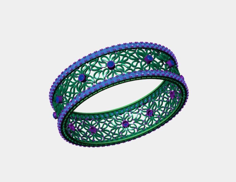 Fashion Bracelets 3D print model_2